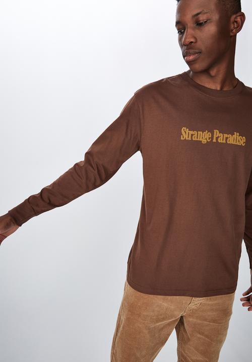 Cotton On - Tbar long sleeve - brown 