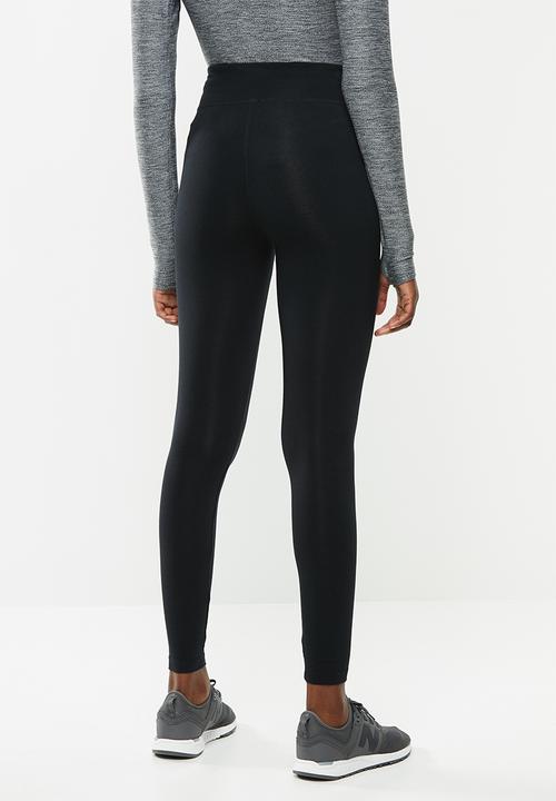 New Balance  - Essential stacked logo legging - black