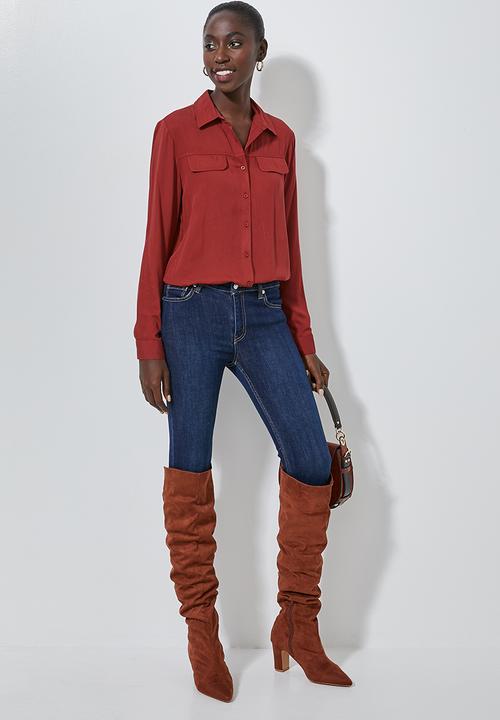 Superbalist - Utility style shirt - rust