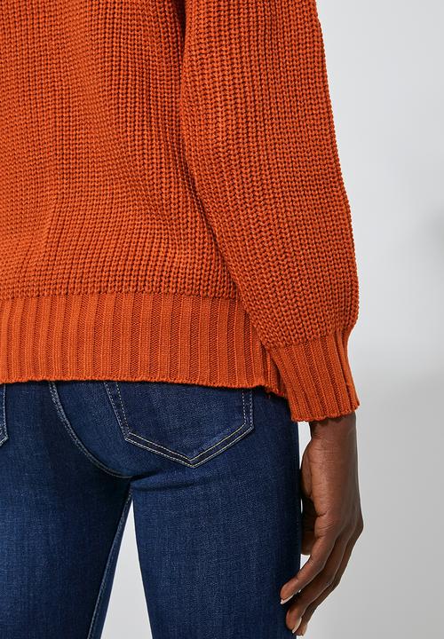Superbalist - Cable knit jumper - orange