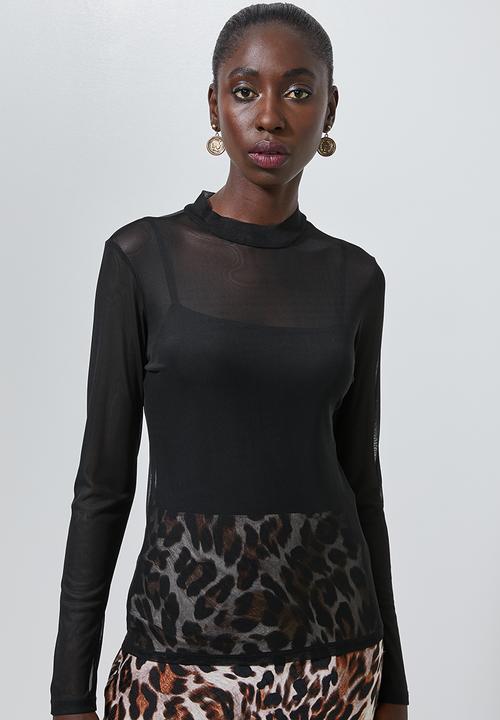 Superbalist - Mesh tee - black