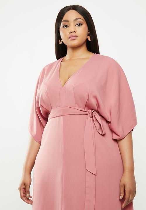 Glamorous - Kimono maxi dress - pink