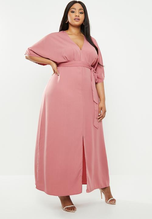Glamorous - Kimono maxi dress - pink