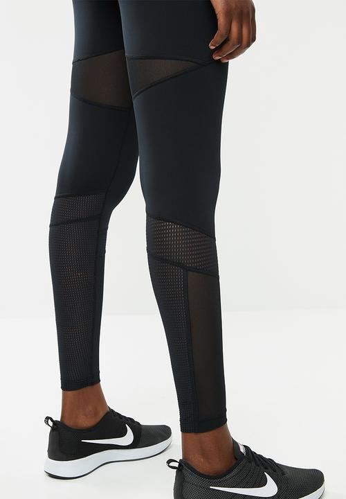 Nike - Nike performance luxe mesh tights - black