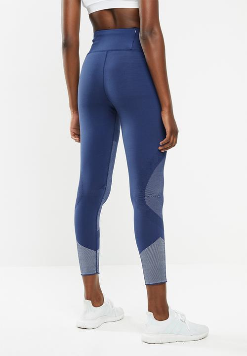adidas - 25/7 running tights - tech indigo/grey