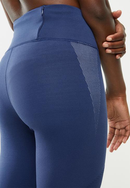 adidas - 25/7 running tights - tech indigo/grey