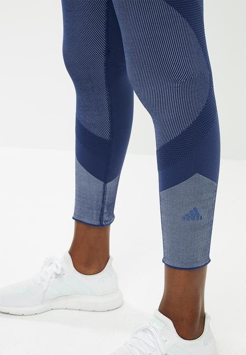 adidas - 25/7 running tights - tech indigo/grey