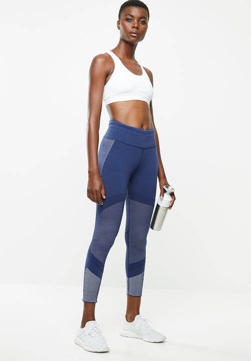 adidas - 25/7 running tights - tech indigo/grey