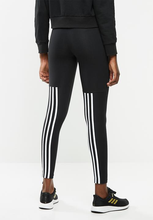adidas Performance - Mh 3 stripe tights - black