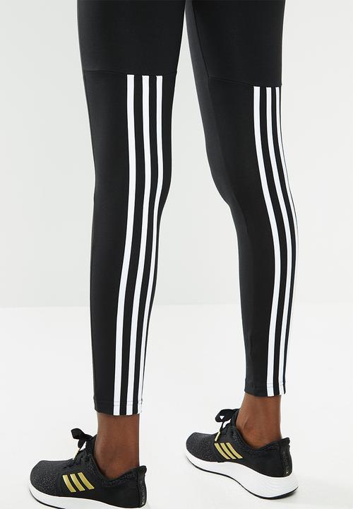 adidas Performance - Mh 3 stripe tights - black