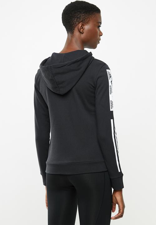 adidas Performance - Block fz hoodies - black