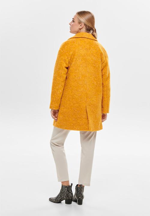 ONLY - Nina wool coat - yellow
