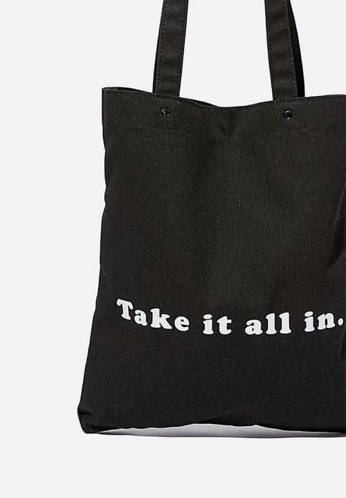 Rubi - Take it all in tote - black