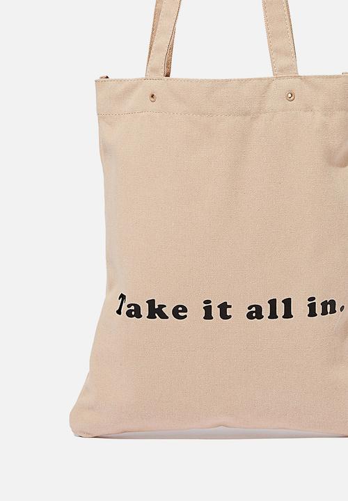 Rubi - Take it all in tote - blush