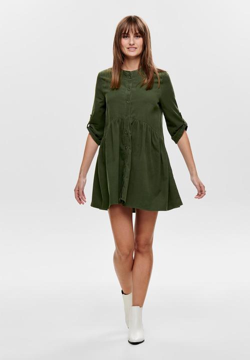 ONLY - Chicago corduroy dress - khaki