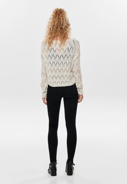 ONLY - Amilia long sleeve pullover - beige 
