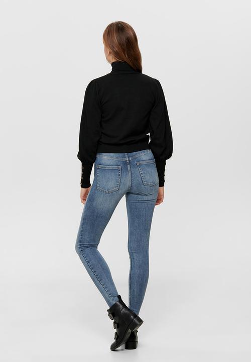 ONLY - Julia rollneck pullover - black