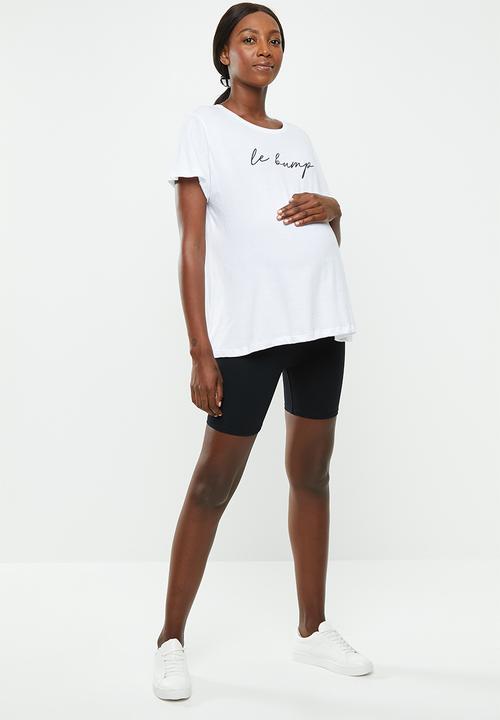 Cotton On - Maternity bike shorts - black