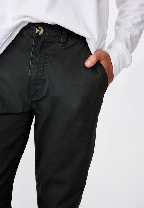 Cotton On - Skinny stretch chino - deep green