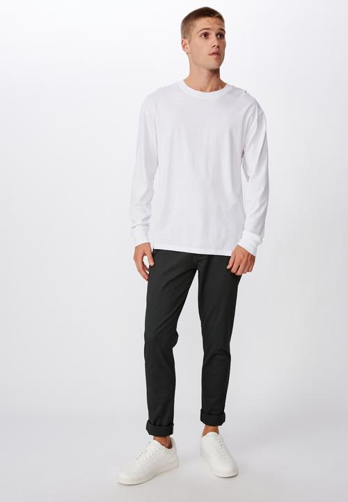 Cotton On - Skinny stretch chino - deep green