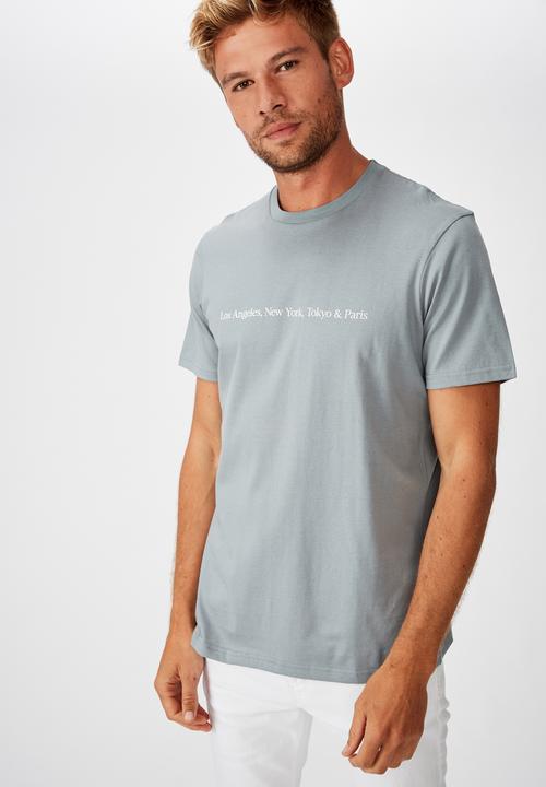 Cotton On - Tbar text T-shirt - citadel