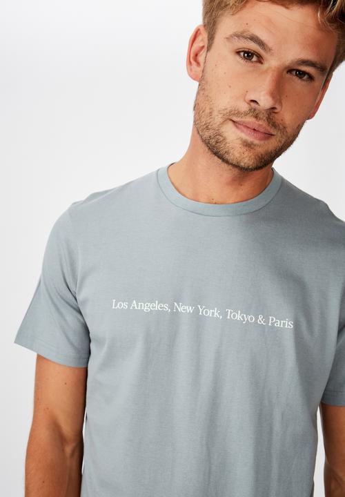 Cotton On - Tbar text T-shirt - citadel
