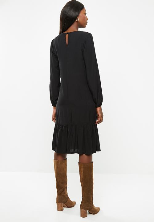 Superbalist - Maternity Tier midi dress - black