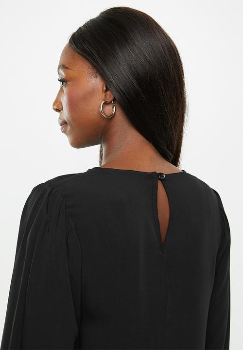 Superbalist - Maternity Tier midi dress - black