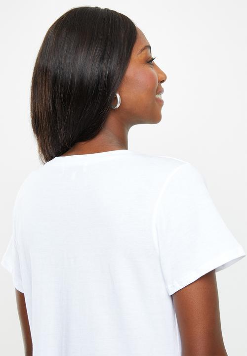 Superbalist - Printed tee - white 