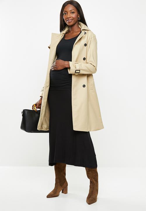 Superbalist - Maternity knit midi skirt - black