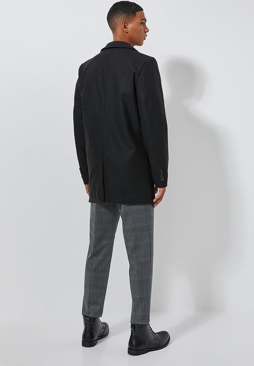 Superbalist - Smart overcoat - black