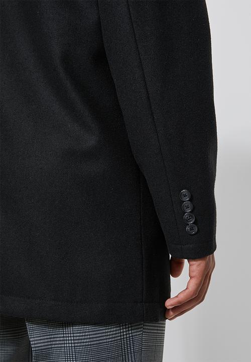 Superbalist - Smart overcoat - black