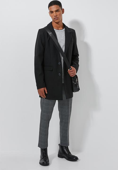 Superbalist - Smart overcoat - black
