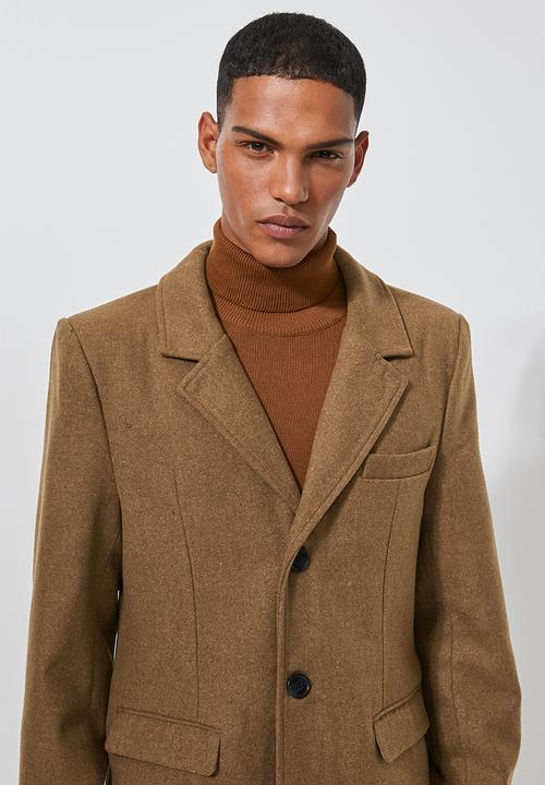 Superbalist - Smart overcoat - brown