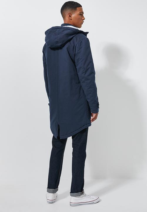 Superbalist - Padded parka jacket - navy