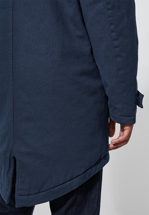 Superbalist - Padded parka jacket - navy
