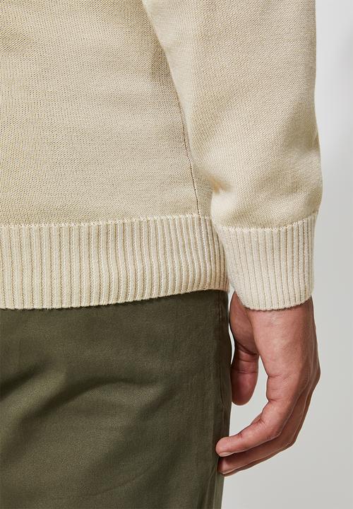 Superbalist - Premium slim fit roll neck knit - beige 