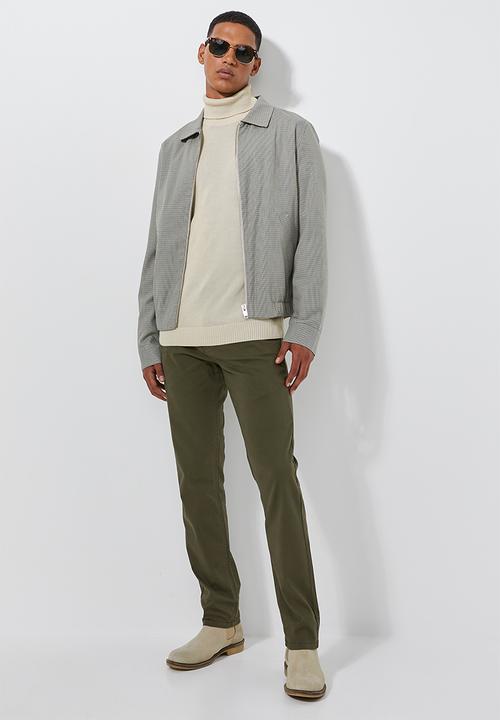 Superbalist - Premium slim fit roll neck knit - beige 
