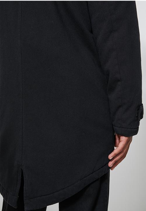 Superbalist - Padded parka jacket - black