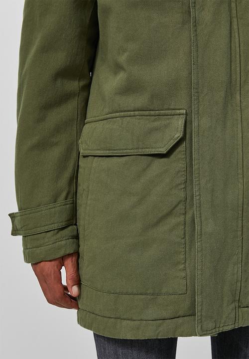 Superbalist - Padded parka jacket - khaki