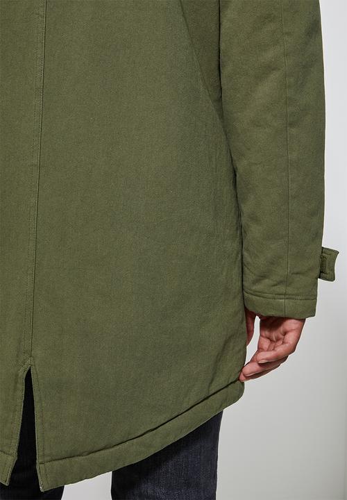 Superbalist - Padded parka jacket - khaki