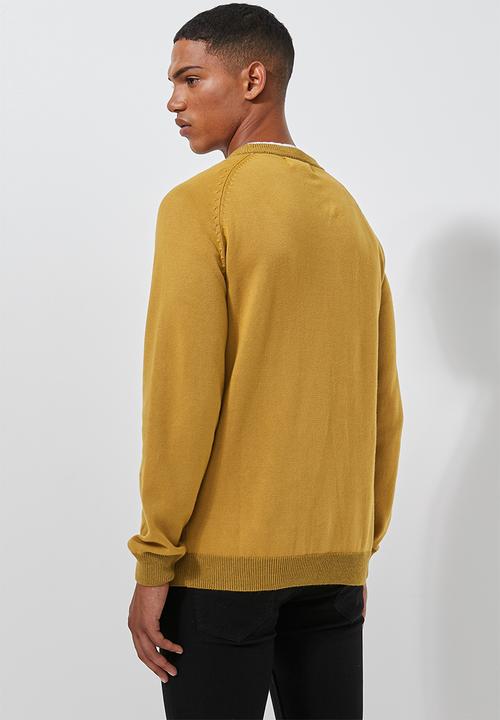 Superbalist - Premium crew knit - yellow 