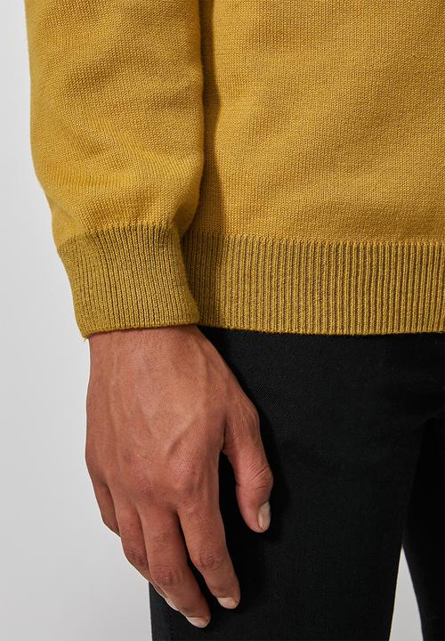 Superbalist - Premium crew knit - yellow 
