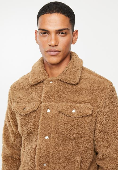 Jack & Jones - Teddy trucker - tiger eye - brown 