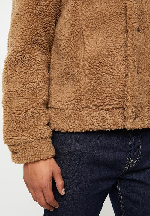 Jack & Jones - Teddy trucker - tiger eye - brown 