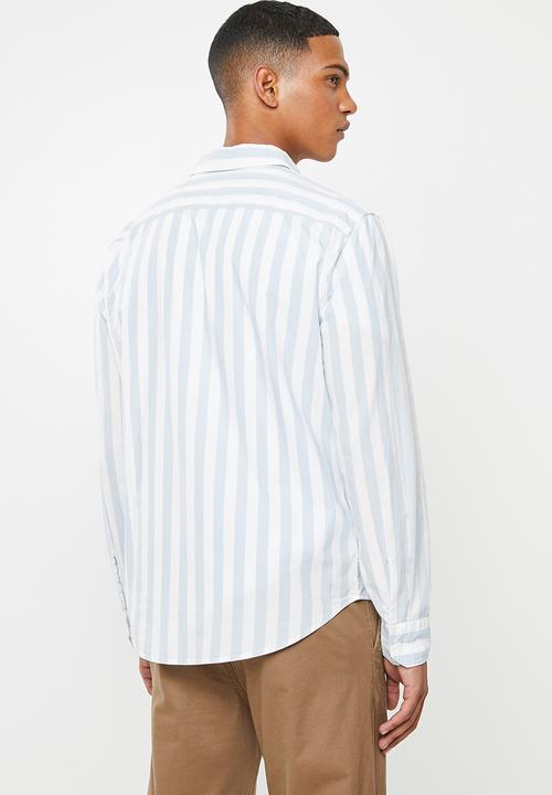 Levi’s® - Classic 1 pocket shirt - white & blue 
