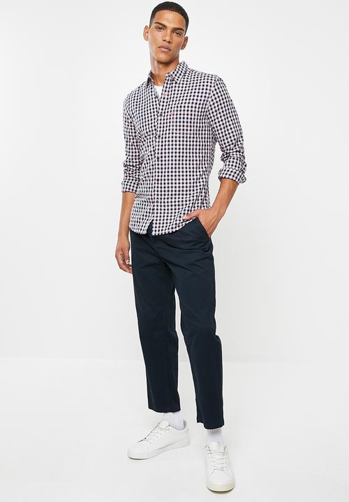 Levi’s® - Classic slim fit 1 pocket shirt - navy & pink 