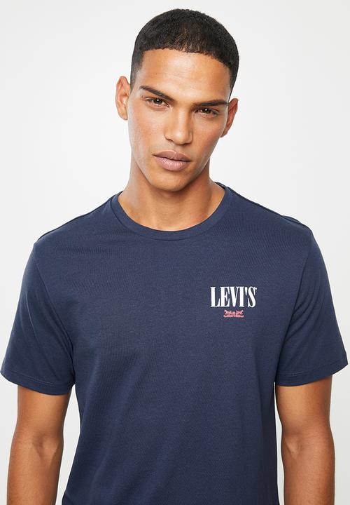 Levi’s® - Graphic set-in crew neck tee - blue