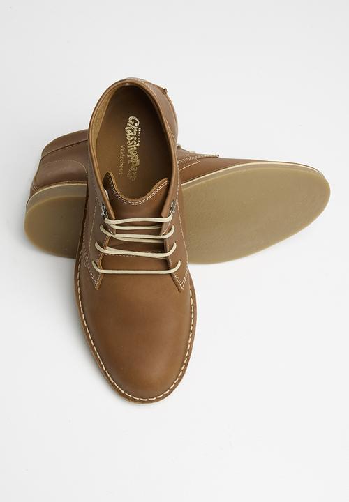 Grasshoppers - Orlando leather lace up - tan