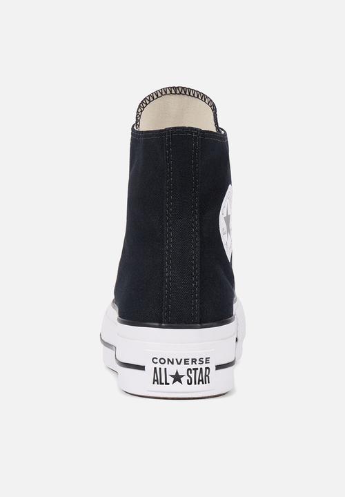Converse - Hi Chuck Taylor All Star Lift Platform Canvas - Black/White/White